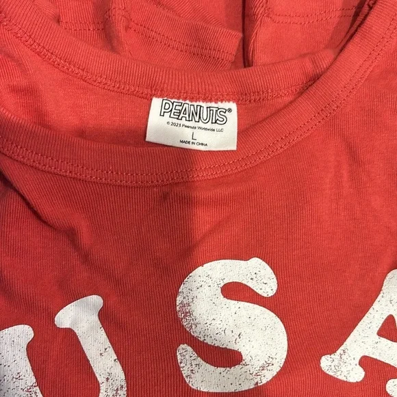 Peanuts Red Graphic Tank Top - Picture 4 of 4